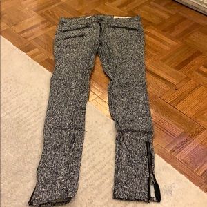 Black and white printed Rag & Bone jeans